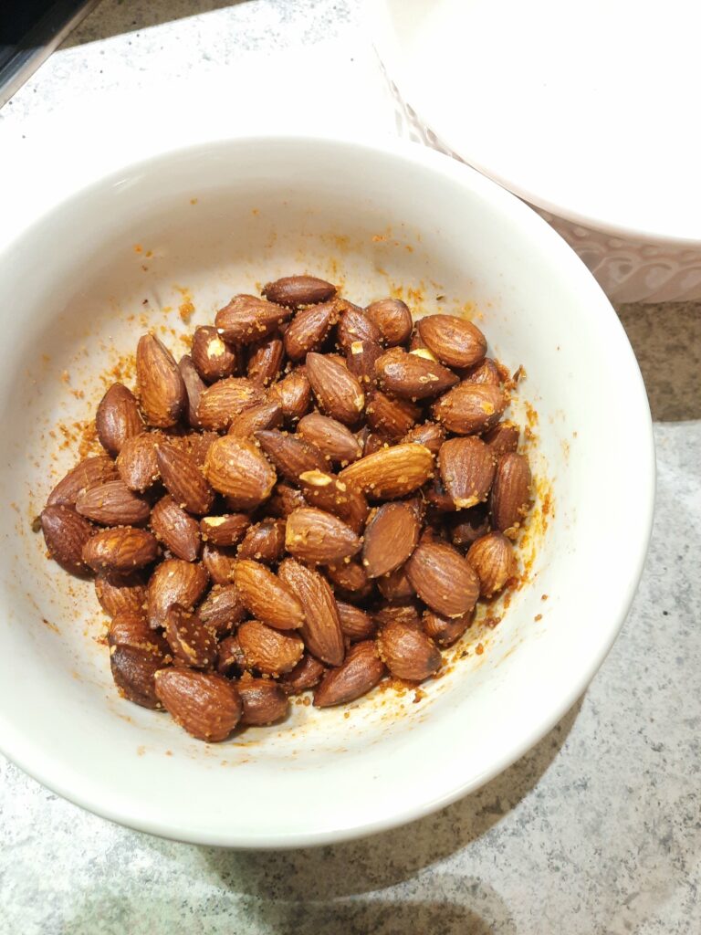 Almendras fritas- gesunder Snack