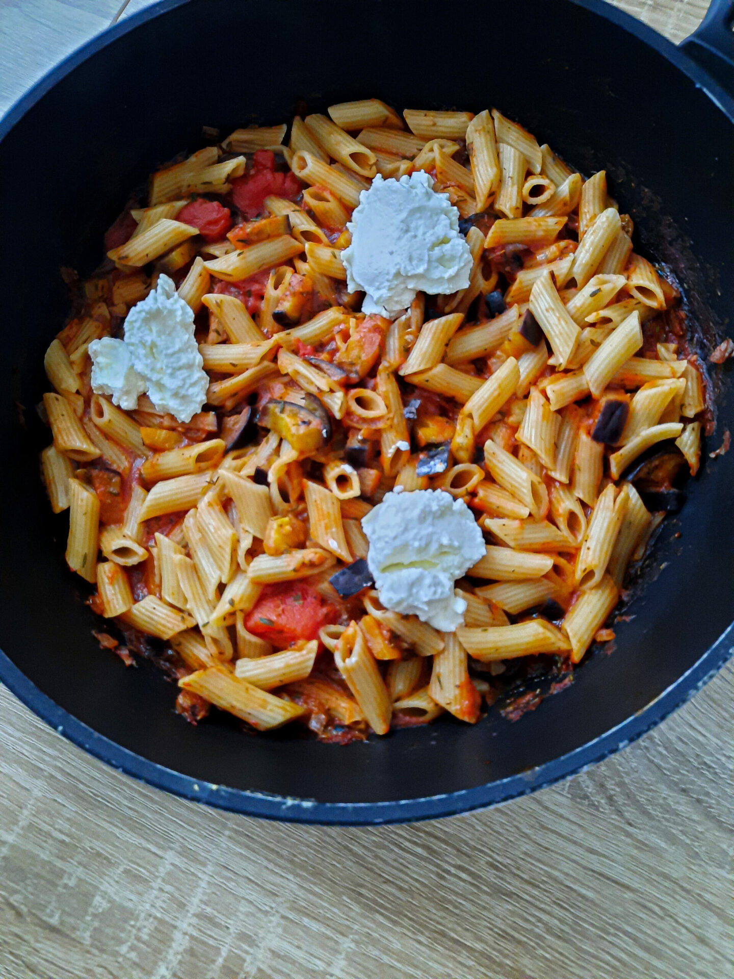 Nudeln mit Auberginen- Pasta alla Norma